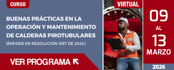 Curso Mantenimiento Virtual: Buenas Prácticas En La Operación Y Mantenimiento De Calderas Pirotubulares