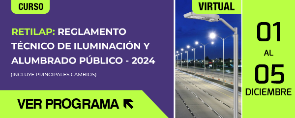 Curso Virtual ACIEM: RETILAP: Reglamento Técnico de Iluminación y Alumbrado Público – 2024