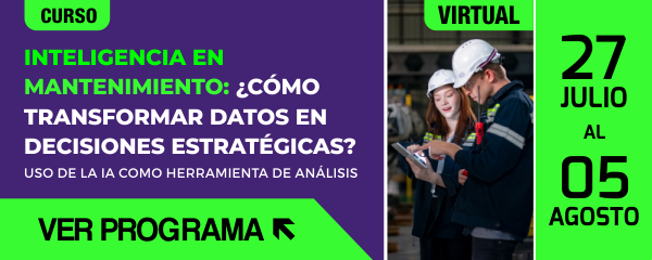 Curso Virtual ACIEM: Inteligencia en Mantenimiento: ¿Cómo transformar datos en decisiones estratégicas? Uso de la IA como herramienta de análisis